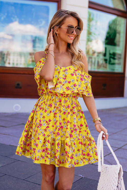 Sukienka LUIZZIANO SUMMER yellow