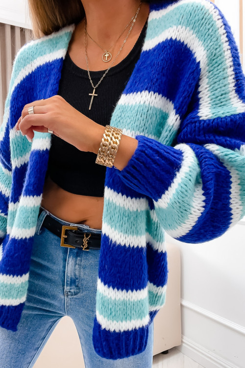 Sweter narzutka MARINELLO blue