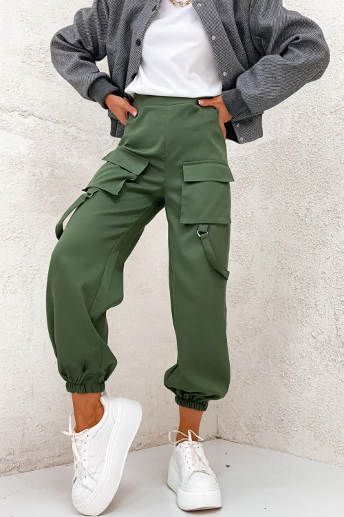 Spodnie POLLA LIFESTYLE streetwear KHAKI