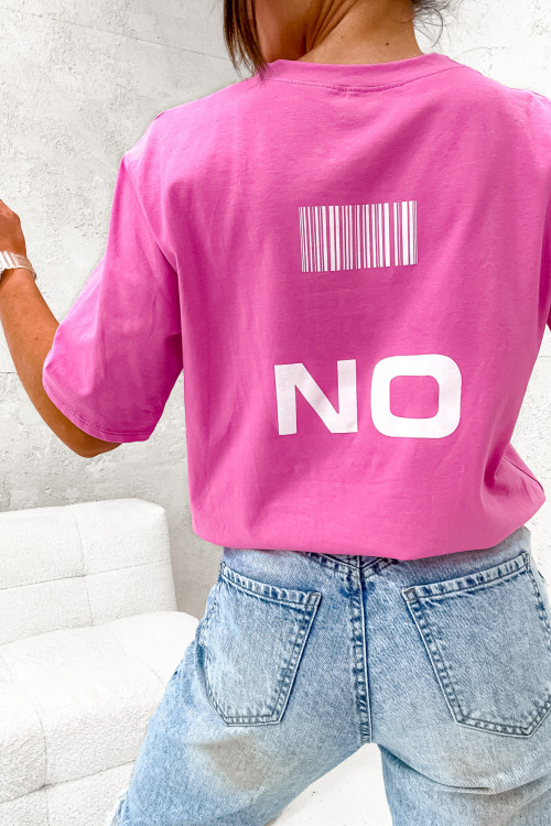 Tshirt streetwear BASIC YES or NO Mood PINK