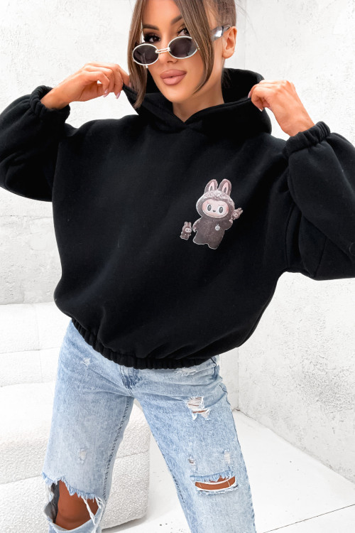 Bluza bawełniana HOODIE CARTOON TEDDY art