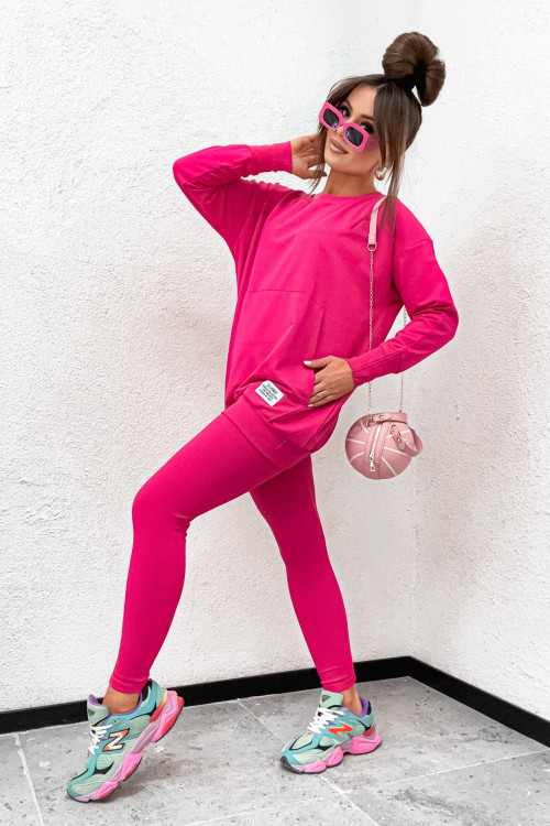 Komplet z legginsami ROCCA BOCCA pink
