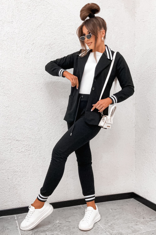Garnitur bawełniany BASIC LIFESTYLE look BLACK