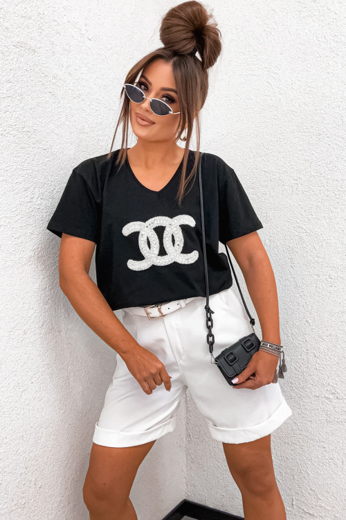 Tshirt PARSELLO CHANCE BASIC black