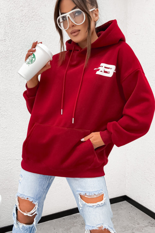 Bluza oversize HOODIE BALANCE and KENVIBE