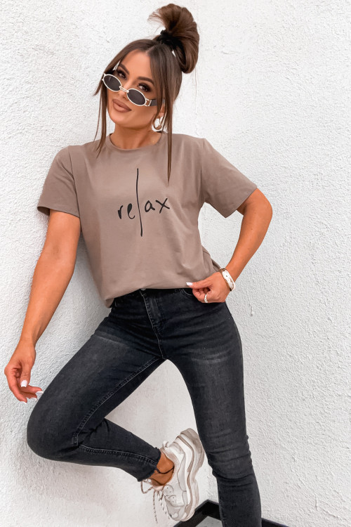 Tshirt klasyczny BASIC RELAX mood FANGO
