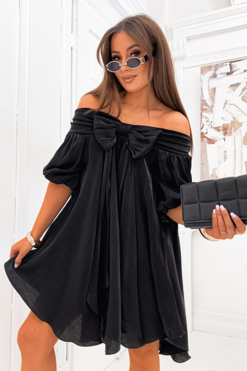Sukienka pretty SENSUAL BOW black