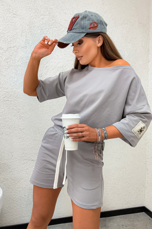 Komplet BASIC MIRELLA SUMMER VIBES gray