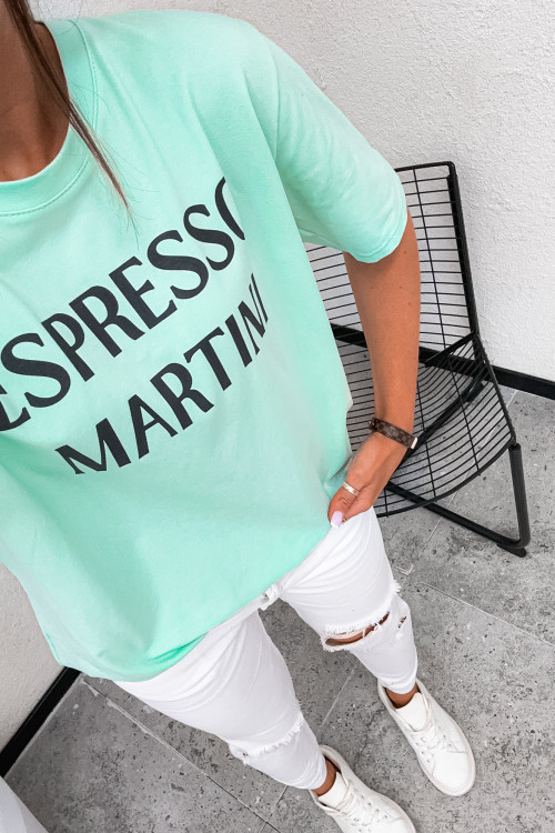 Tshirt basic streeet ESPRESSO MARTINI mint