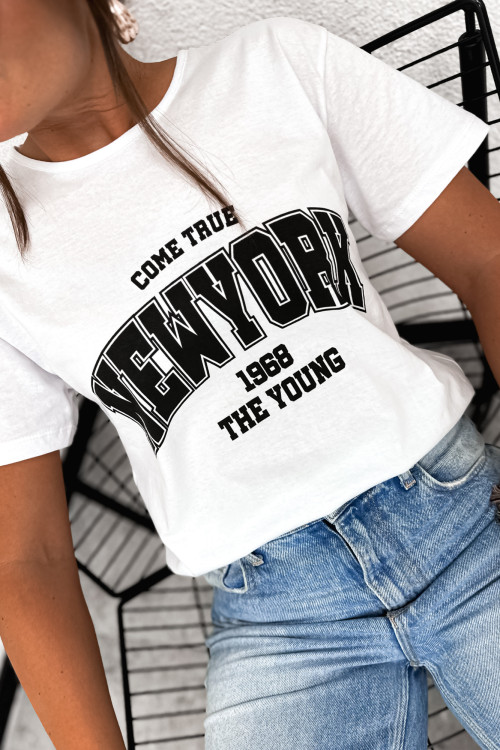 Tshirt BASIC NEW YORK come true