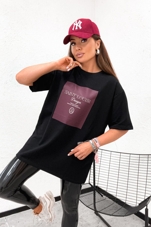 Tshirt SAINT LOUISE timeless basic BLACK